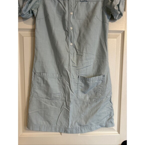 PATAGONIA Women's Chesser Island Chambray Dress Blue Size 4 - Picture 4 of 12